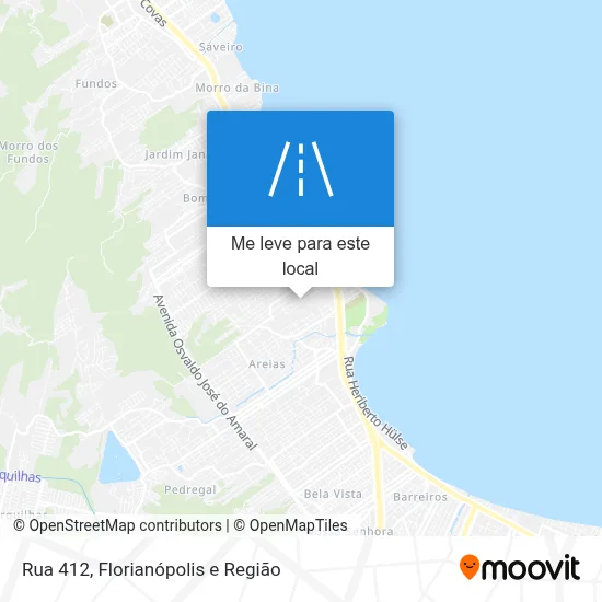 Rua 412 mapa