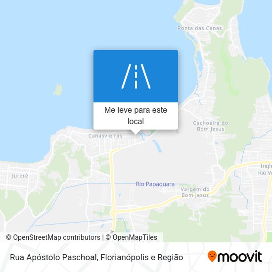 Rua Apóstolo Paschoal mapa