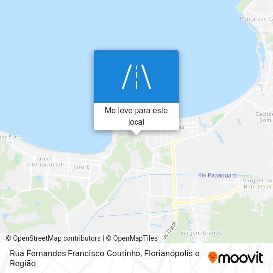Rua Fernandes Francisco Coutinho mapa