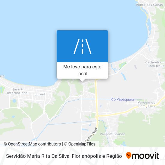 Servidão Maria Rita Da Silva mapa