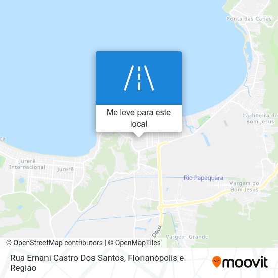 Rua Ernani Castro Dos Santos mapa