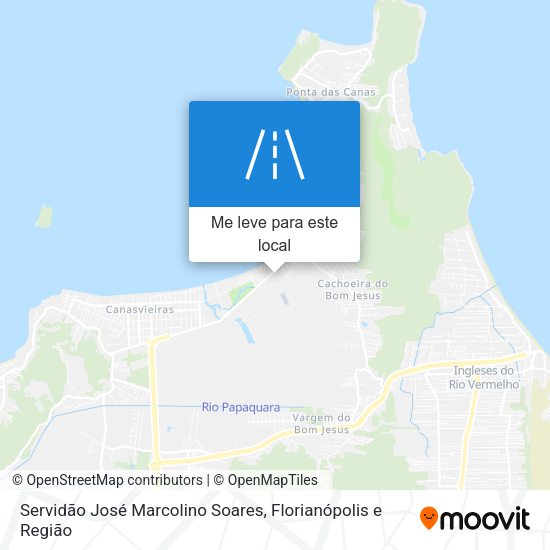 Servidão José Marcolino Soares mapa