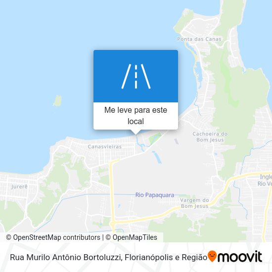 Rua Murilo Antônio Bortoluzzi mapa