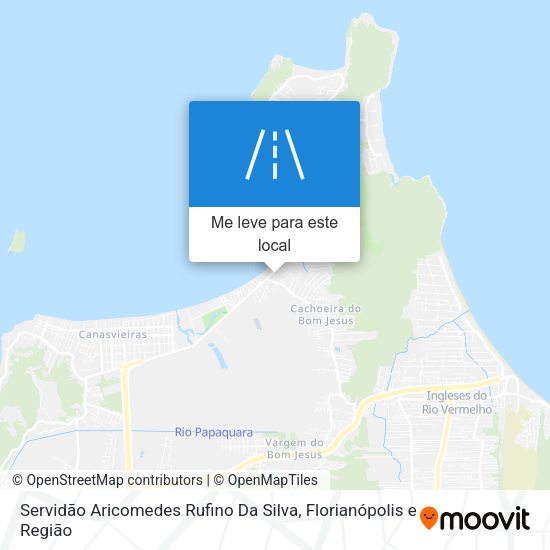 Servidão Aricomedes Rufino Da Silva mapa