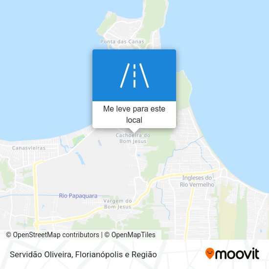 Servidão Oliveira mapa