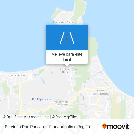Servidão Dos Pássaros mapa