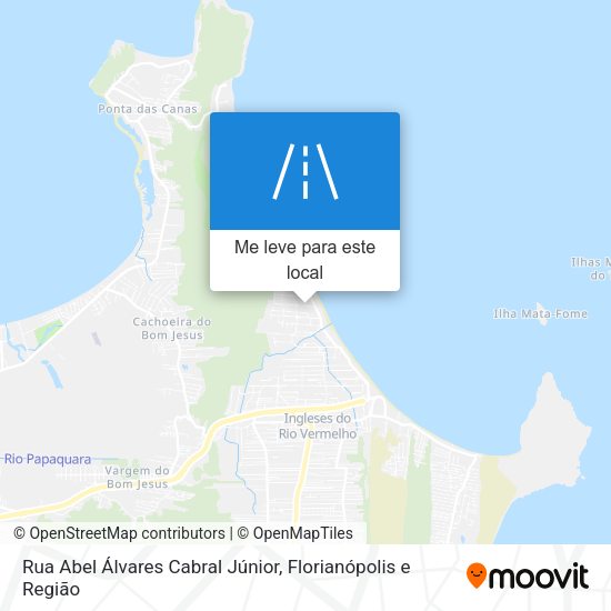 Rua Abel Álvares Cabral Júnior mapa