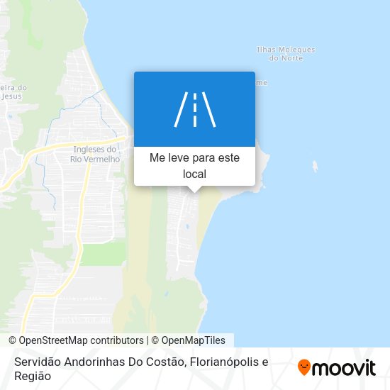 Servidão Andorinhas Do Costão mapa