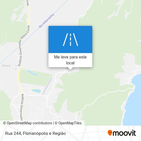 Rua 244 mapa