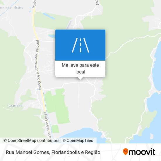 Rua Manoel Gomes mapa