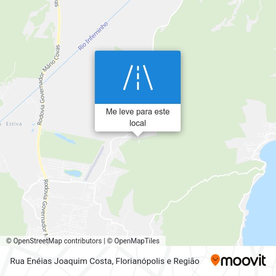 Rua Enéias Joaquim Costa mapa