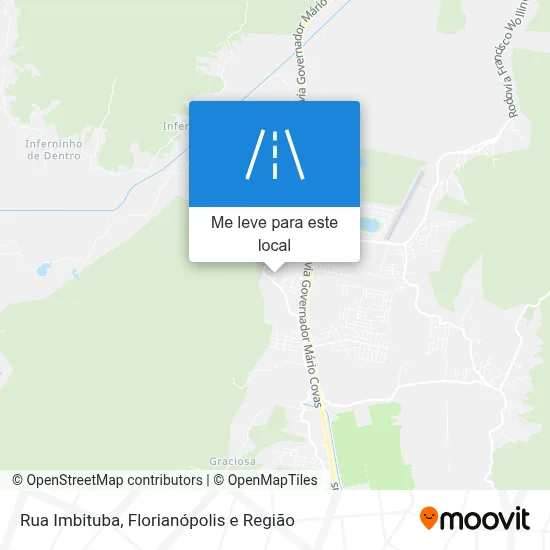 Rua Imbituba mapa