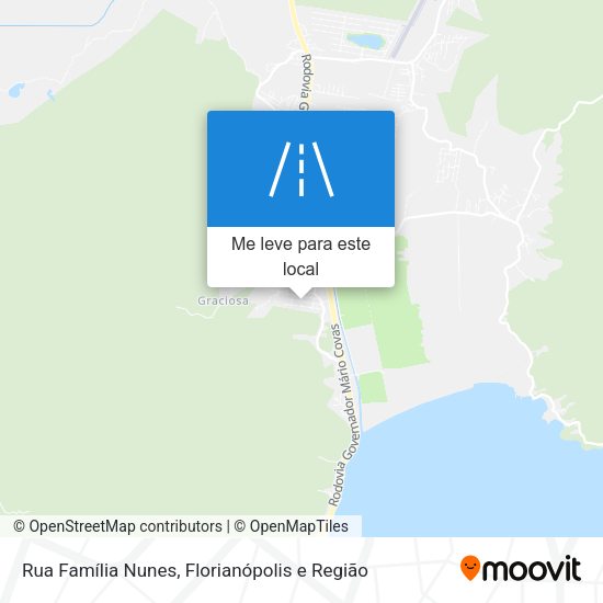 Rua Família Nunes mapa