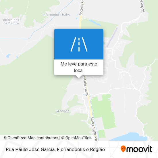 Rua Paulo José Garcia mapa