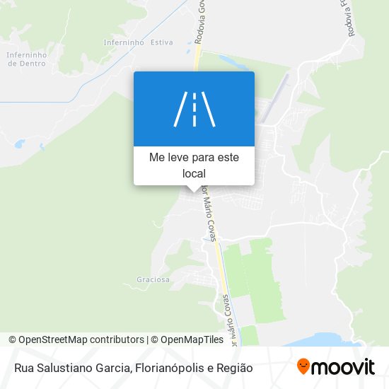 Rua Salustiano Garcia mapa