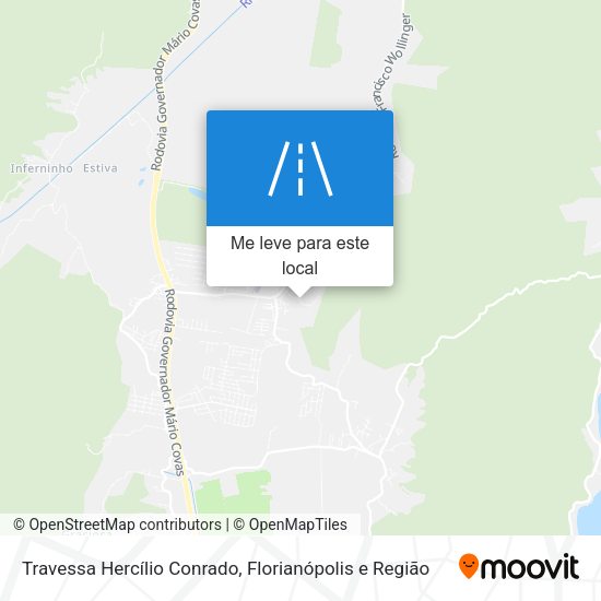 Travessa Hercílio Conrado mapa