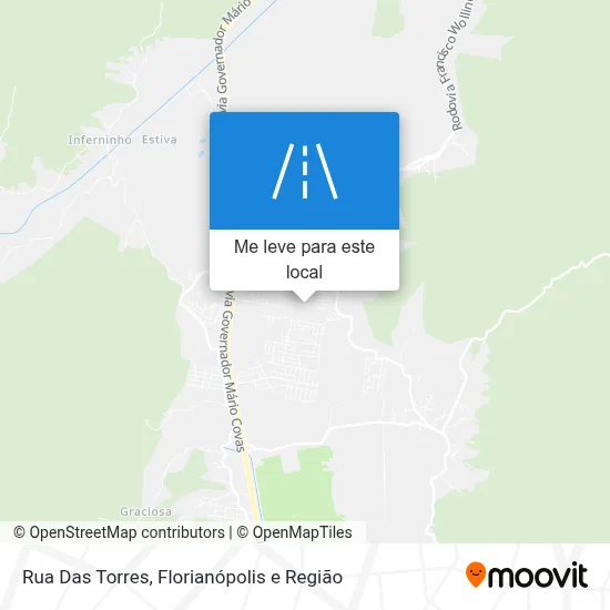 Rua Das Torres mapa