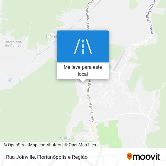 Rua Joinville mapa