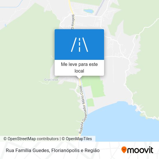 Rua Família Guedes mapa