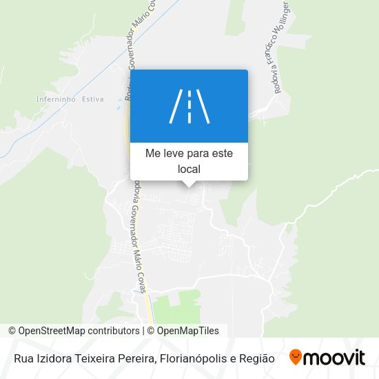 Rua Izidora Teixeira Pereira mapa