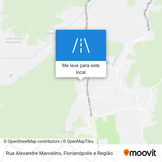 Rua Alexandre Marcelino mapa