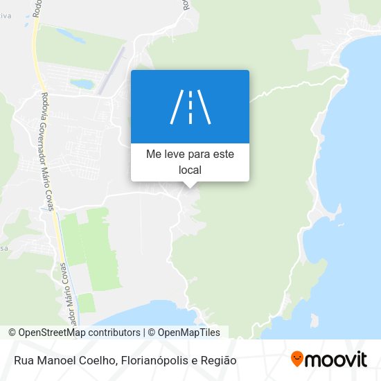 Rua Manoel Coelho mapa
