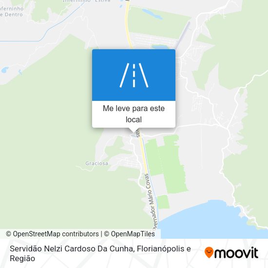 Servidão Nelzi Cardoso Da Cunha mapa