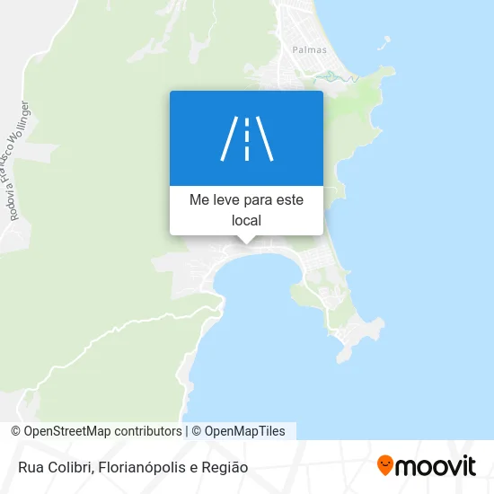 Rua Colibri mapa