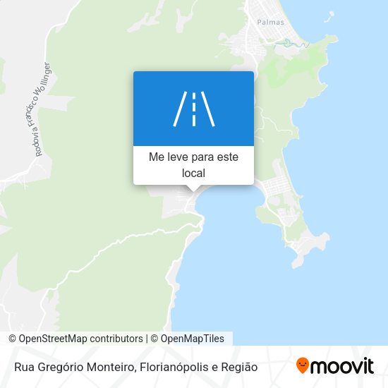 Rua Gregório Monteiro mapa