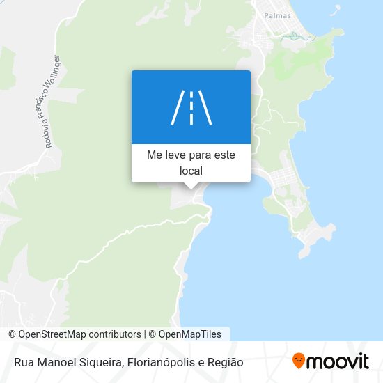 Rua Manoel Siqueira mapa