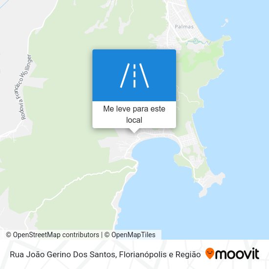 Rua João Gerino Dos Santos mapa