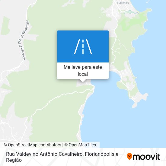 Rua Valdevino Antônio Cavalheiro mapa