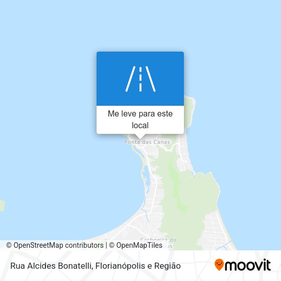 Rua Alcides Bonatelli mapa