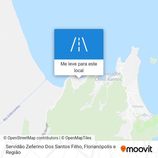 Servidão Zeferino Dos Santos Filho mapa