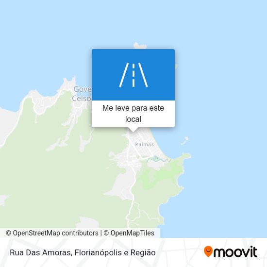 Rua Das Amoras mapa