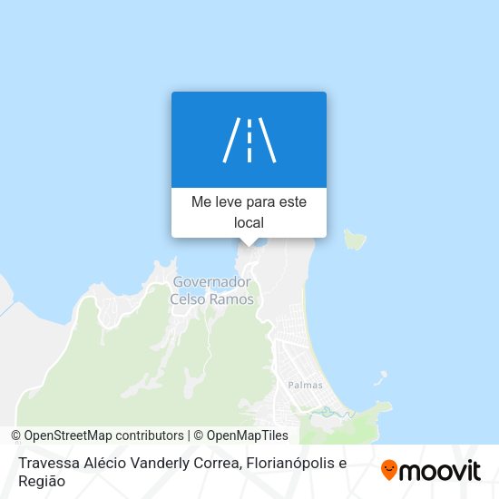 Travessa Alécio Vanderly Correa mapa