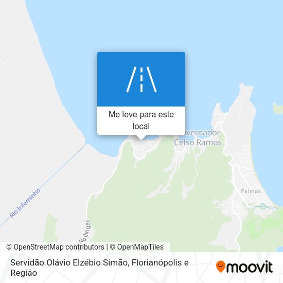 Servidão Olávio Elzébio Simão mapa