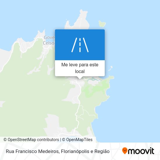 Rua Francisco Medeiros mapa