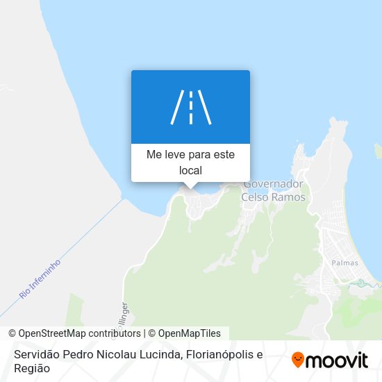 Servidão Pedro Nicolau Lucinda mapa