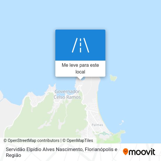 Servidão Elpídio Alves Nascimento mapa