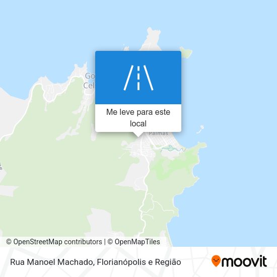 Rua Manoel Machado mapa