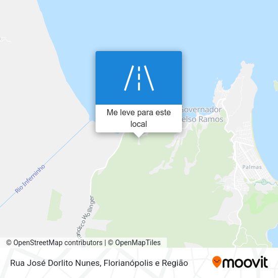 Rua José Dorlito Nunes mapa
