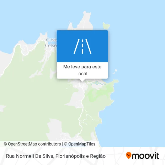 Rua Normeli Da Silva mapa