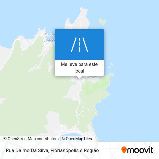 Rua Dalmo Da Silva mapa