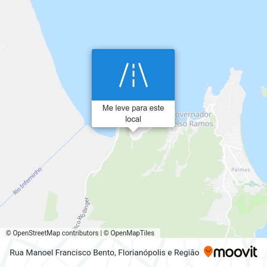 Rua Manoel Francisco Bento mapa