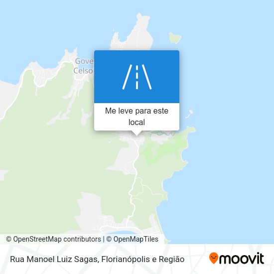 Rua Manoel Luiz Sagas mapa