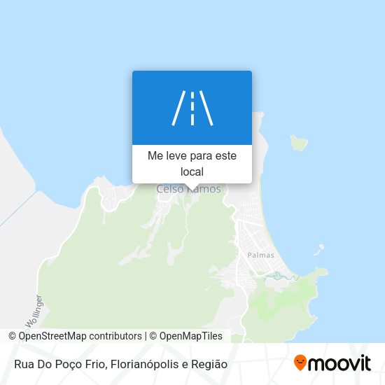 Rua Do Poço Frio mapa