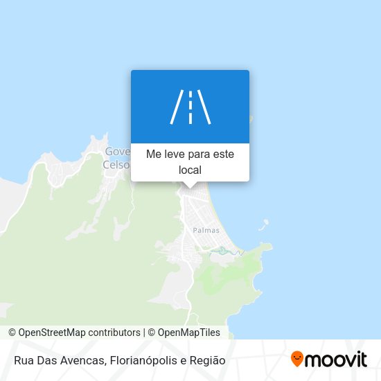 Rua Das Avencas mapa