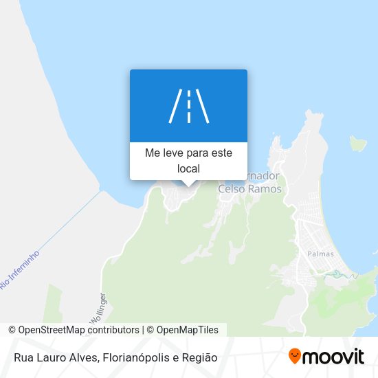 Rua Lauro Alves mapa