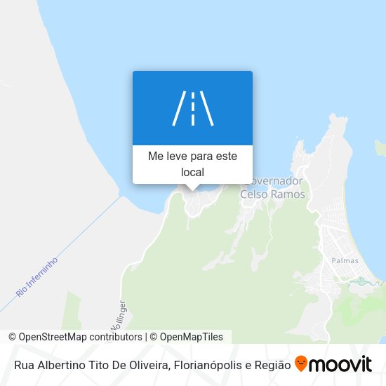 Rua Albertino Tito De Oliveira mapa